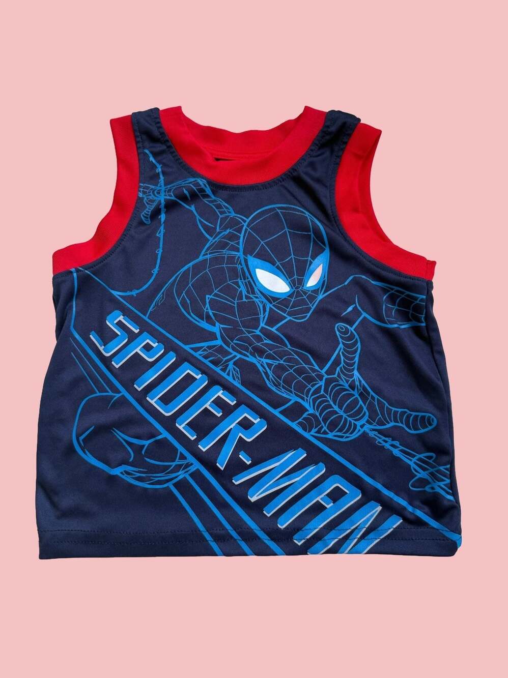 Marvel Spider-Man Boys Sleeveless Tank Top Shirt
